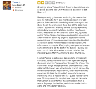 Illustration for article titled More of the Dumbest Reviews on Yelp